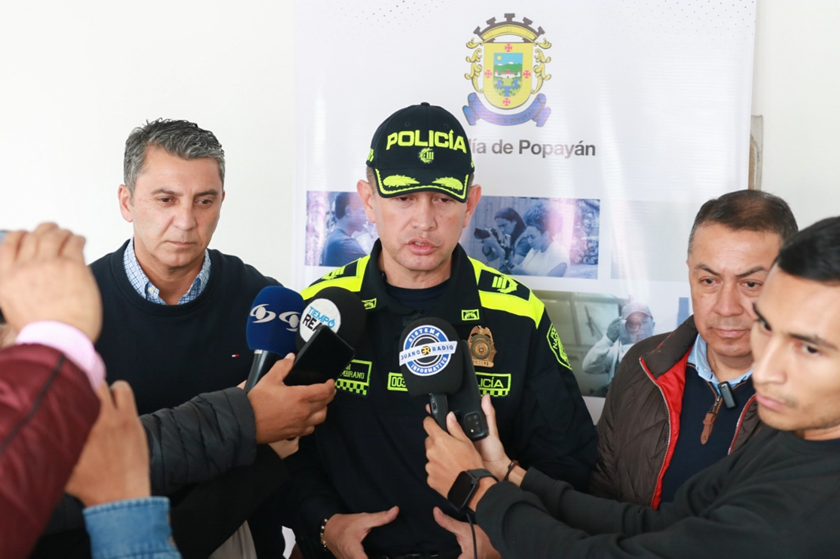 Golpe a estructuras delictivas en Popayán: Alcaldía Municipal y Policía Metropolitana entregan resultados operativos